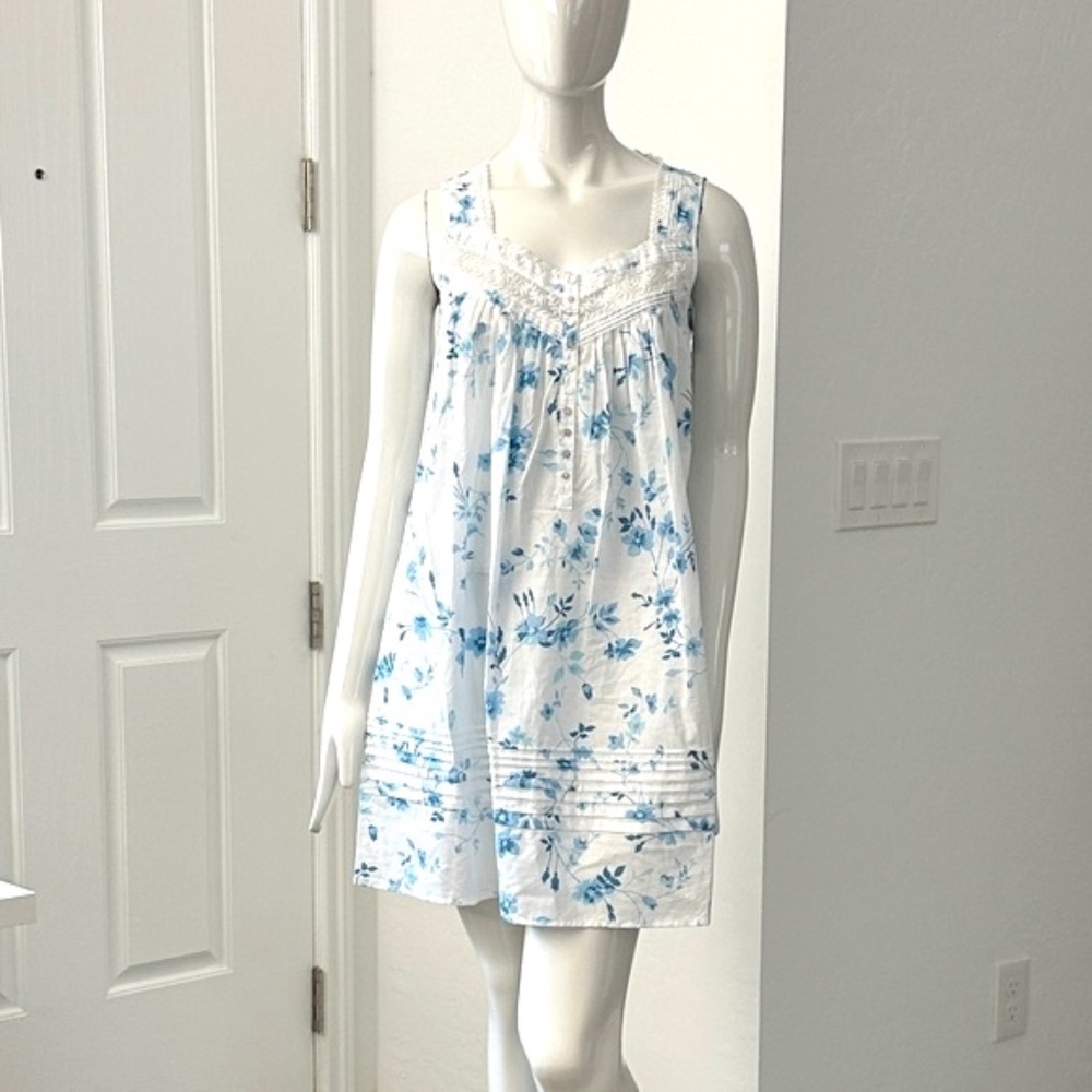 NEW!!!   100% Cotton Floral Sleeveless Dress